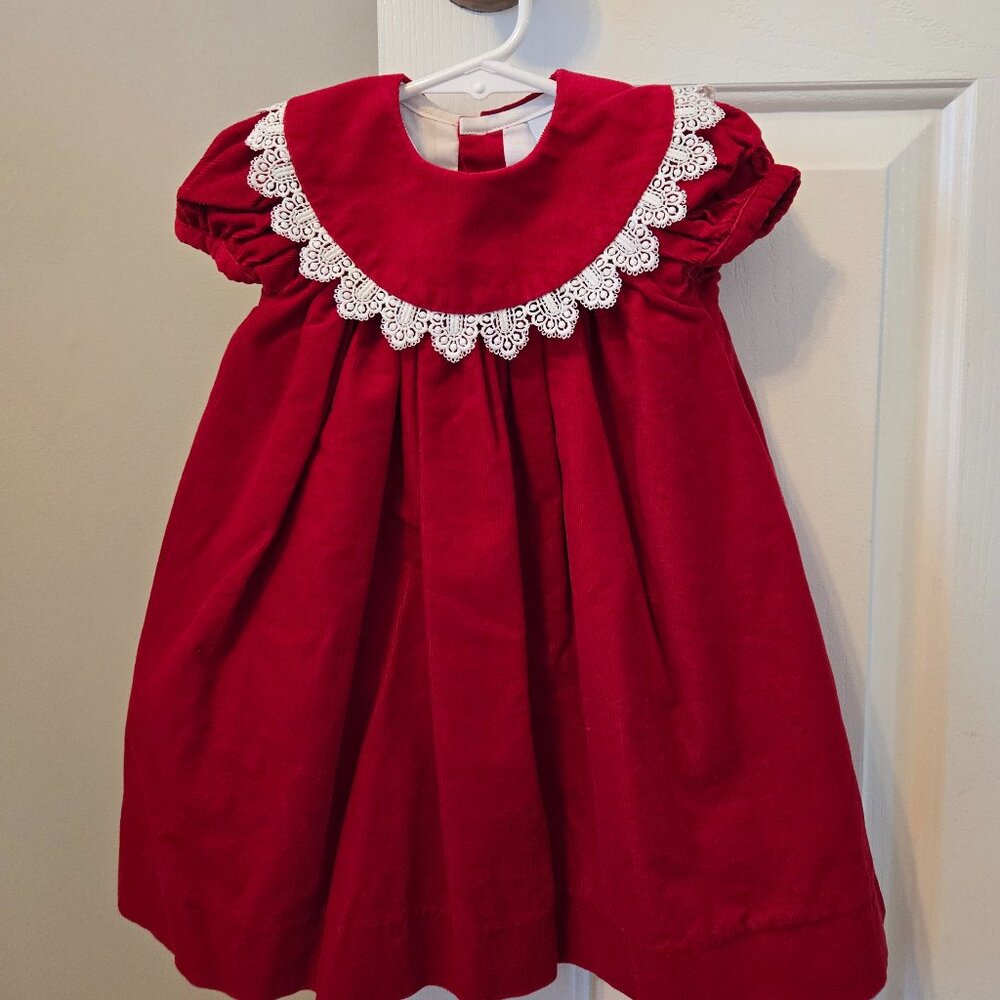 Girls size 12 months Bailey Boys Red Dress